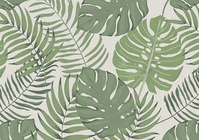 Lush Palms, Grey - Roller Blind - Image 6